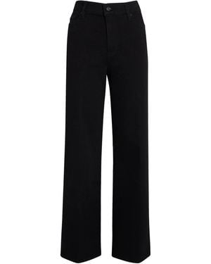 FRAME Le Slim Palazzo Wide-Leg Jeans - Black