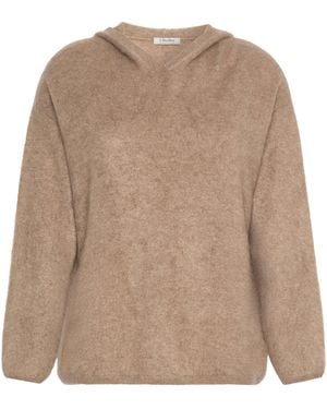 Max Mara Cashmere Hooded Sweater - Brown