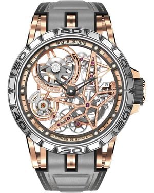 Roger Dubuis Rose Excalibur Spider Monobalancier Watch - Metallic