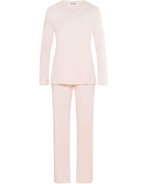 Hanro Cotton Moments Pyjama Set - Pink