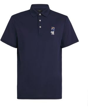 Ralph Lauren Tailored Polo Bear Polo Shirt - Blue