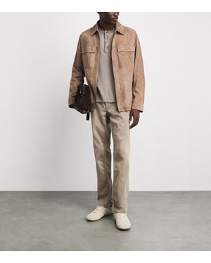 PAIGE Normandie Straight Jeans - Natural