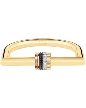 Boucheron Mixed And Diamond Quatre Classique Tube Bracelet - Natural