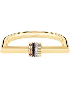 Boucheron Mixed And Diamond Quatre Classique Tube Bracelet - Natural