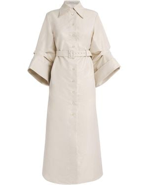 Palmer//Harding Sparkling Taffeta Intention Maxi Dress - White