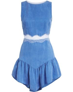 Claudie Pierlot Backless Mini Dress - Blue