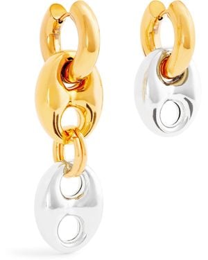 Timeless Pearly Iconic Coffee Bean Earrings - Metallic