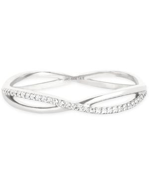 Astrid & Miyu And Topaz Infinite Pavé Ring - White