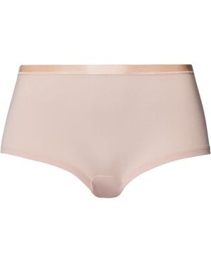 Hanro Cotton Sensation Boy Leg Briefs - Natural
