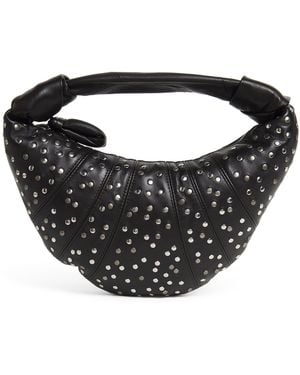Lemaire Mini Leather Fortune Croissant Shoulder Bag - Black