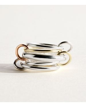 Spinelli Kilcollin Sterling And Mixed Leo Ring - Natural