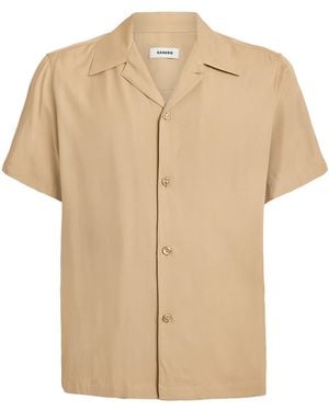 Sandro Short-Sleeve Shirt - Natural