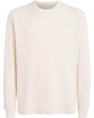 Citizens of Humanity Cotton Waffle-Stitch Jumper - White