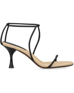 Neous Leather Nenque Sandals 80 - Black