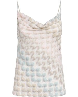 Missoni Lamé Lace Motif Cami Top - White