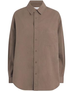 Matteau Organic Cotton Relaxed Shirt - Brown