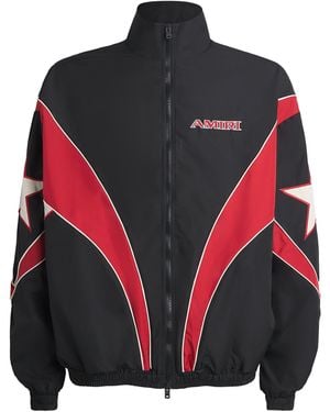 Amiri Technical Logo Windbreaker Jacket - Black