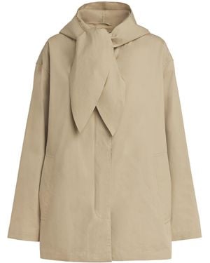 TOTEME Technical Windbreaker Scarf Jacket - Natural