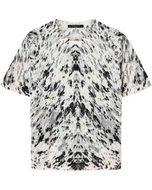 AllSaints Wool Slim Anouk T-Shirt - White