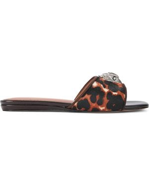 Kurt Geiger Leather Kensington Sandals - Brown