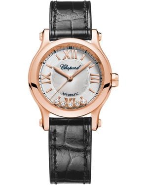Chopard Rose Goldand Diamond Happy Sport Watch - Metallic