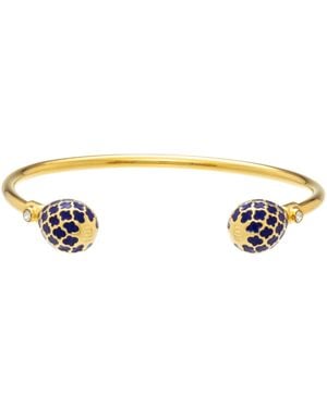 Halcyon Days Plated Agama Torque Bracelet - Metallic