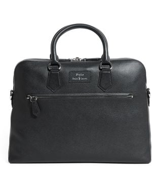 Polo Ralph Lauren Pebbled Leather Briefcase - Black