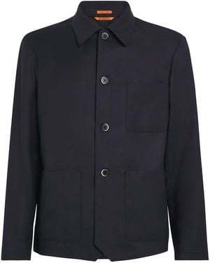 Barena Cotton Twill Jacket - Blue