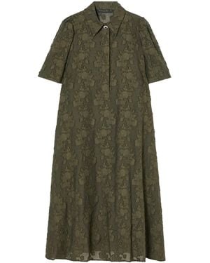 Marina Rinaldi Fil Coupé Alain Midi Dress - Green
