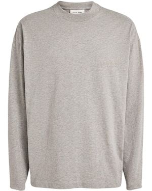 Fear Of God Cotton Classic Long-Sleeve T-Shirt - Grey