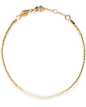 Anni Lu Plated Slim Pearly Bracelet - Metallic