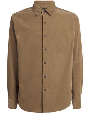 Vince Cotton Corduroy Shirt - Brown