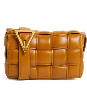 Bottega Veneta Mini Cassette Cross-Body Bag - Brown