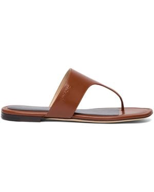 Tom Ford Calf Leather Julianne Sandals - Brown