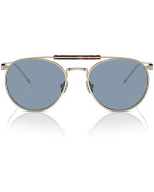 Brunello Cucinelli Titanium Bc2004St Sunglasses - Blue