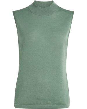FALKE Merino Wool Sleeveless Top - Green