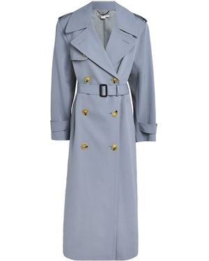 Stella McCartney Wool-Blend Trench Coat - Blue