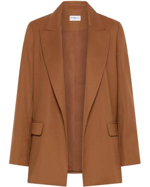 Marella Gabardine Blazer - Brown