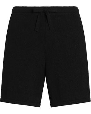 Dolce & Gabbana Knitted Drawstring Shorts - Black