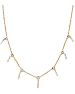 Jacquie Aiche And Diamond Shaker Necklace - Natural