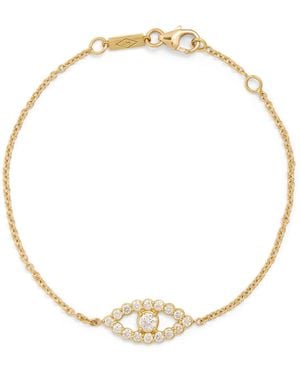 Jennifer Meyer Medium And Diamond Edith Evil Eye Bracelet - Metallic