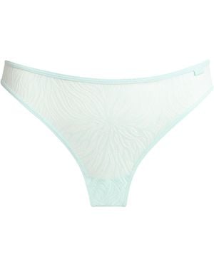 Calvin Klein Sheer Marquisette Thong - White