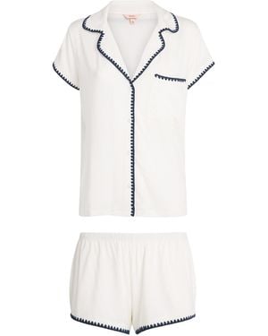 Eberjey Frida Short Pyjama Set - White