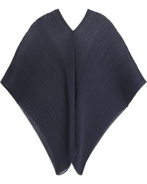 Pleats Please Issey Miyake Colourful Madame-T May Stole - Blue