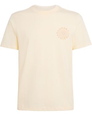 Sandro Cotton Crochet T-Shirt - White