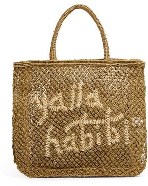 The Jacksons Large Yalla Habibi Tote Bag - Metallic