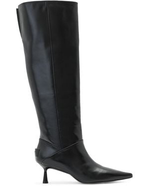 AllSaints Leather Odyssey Knee-High Boots - Black