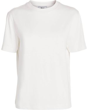 With Nothing Underneath Cotton Soho T-Shirt - White
