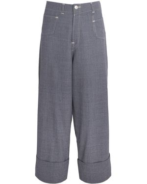 Junya Watanabe X Levis's Wool Cuffed Pants - Gray