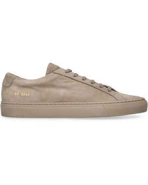 Common Projects Suede Achilles 2.0 Trainers - Brown